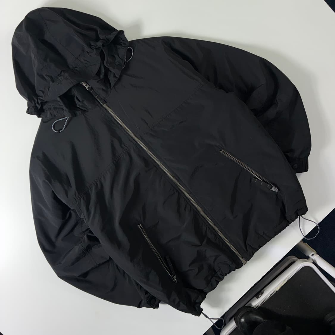 (Khakis) 카키스 윈드브레이크 블랙 페티드 자켓 상품이미지2