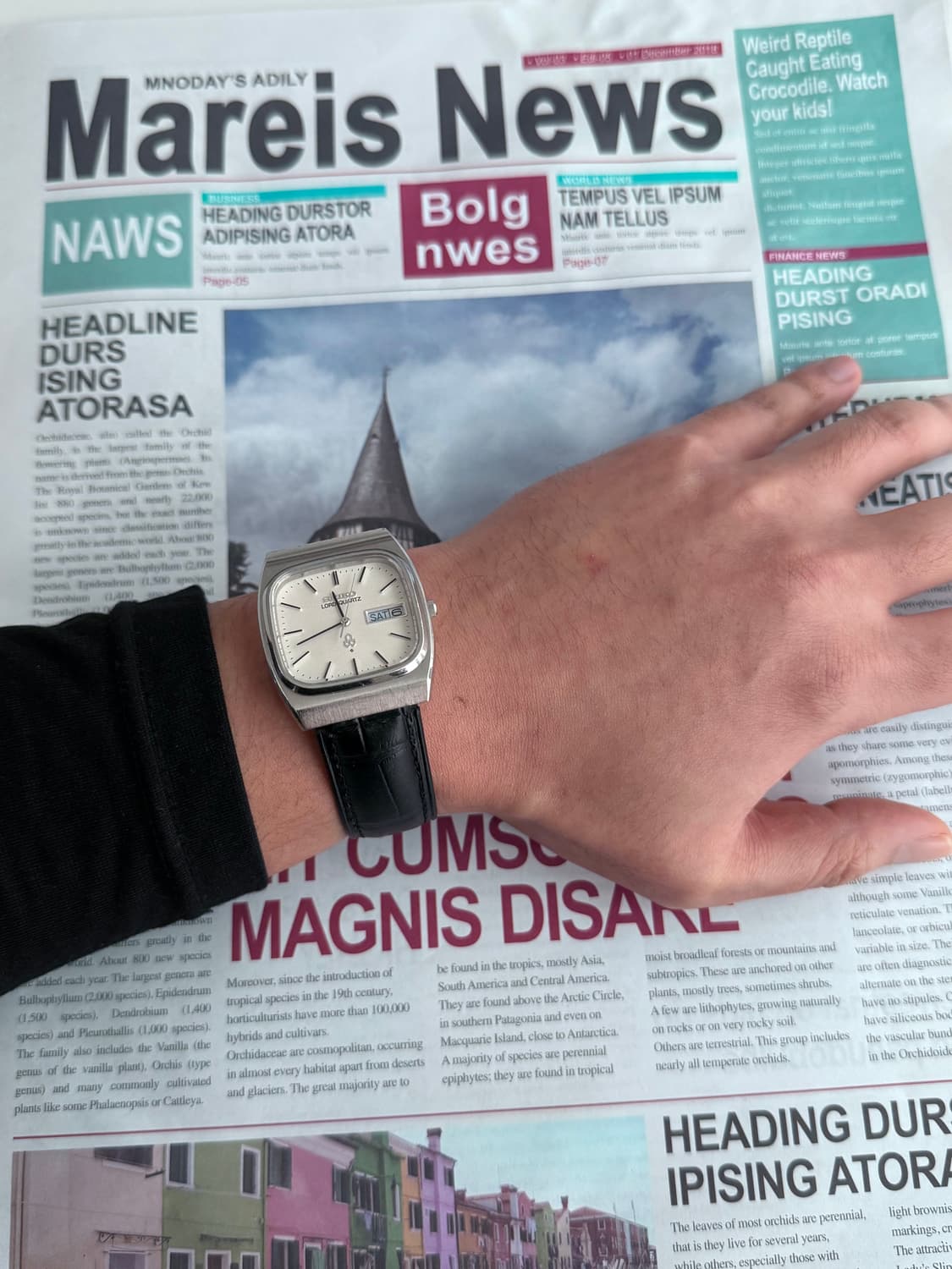 세이코 Seiko 로드 쿼츠 스퀘어 상품이미지4