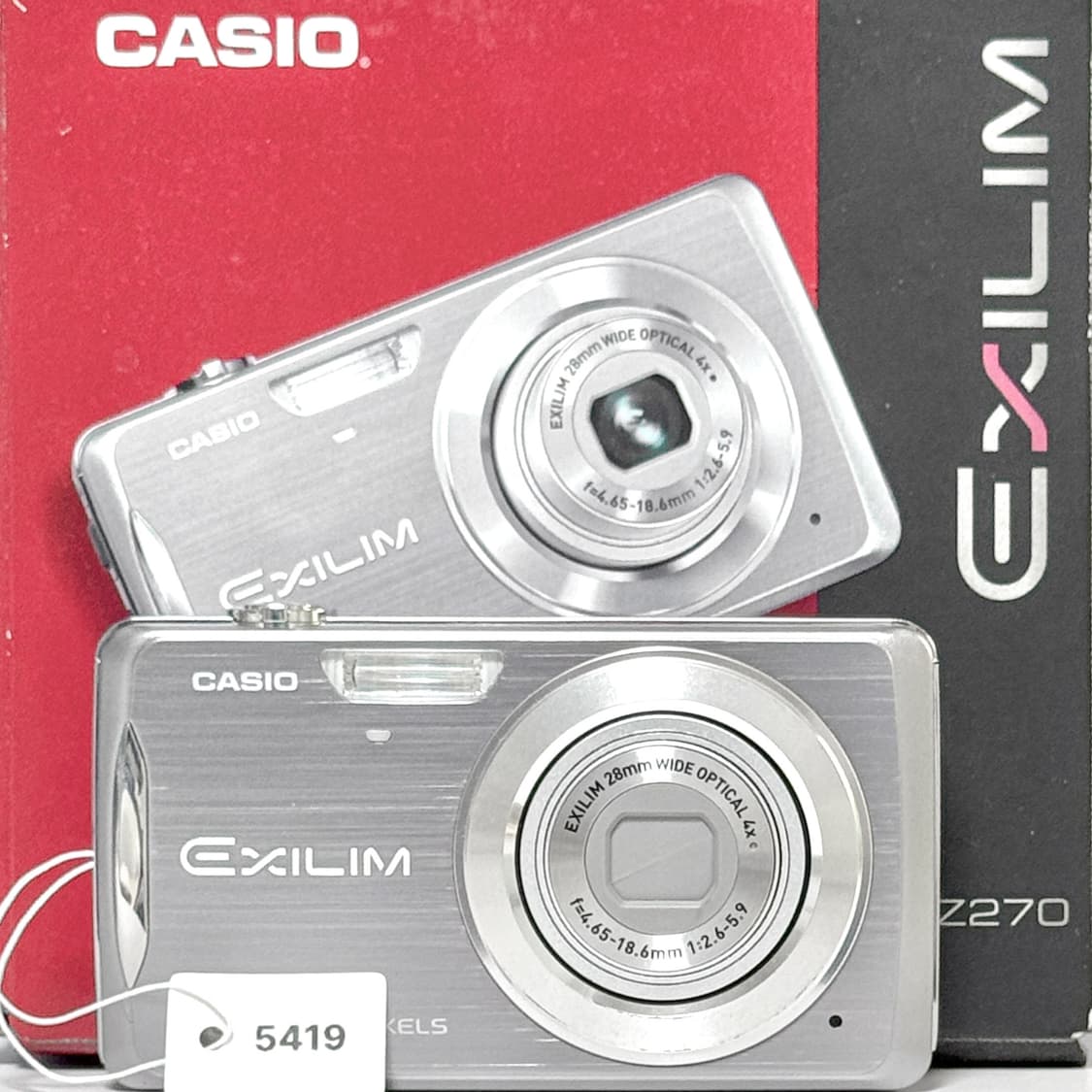 카시오 엑슬림 Z270 실버 빈티지디카 상품이미지6