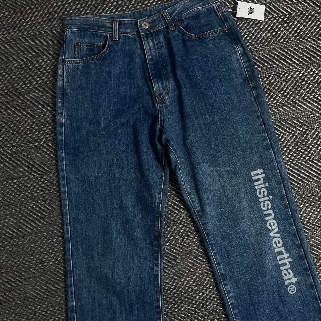 디스이즈네버댓 스펠아웃 레귤러 데님 팬츠o 3515 상품이미지3