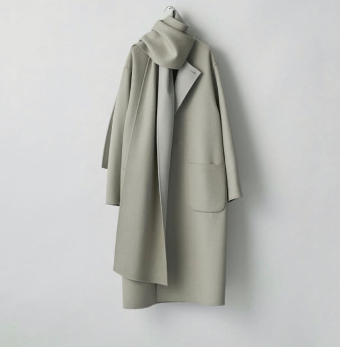 ssstein 슈타인 25ss 울 캐시미어 코트 블랙 상품이미지5