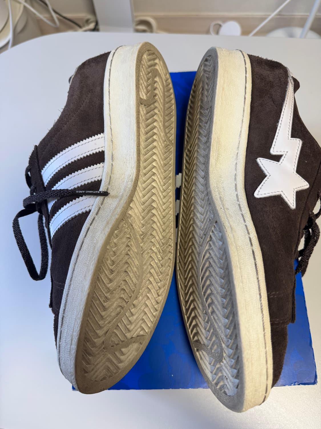 [260] 베이프x아디다스 30th 캠퍼스 브라운 상품이미지4