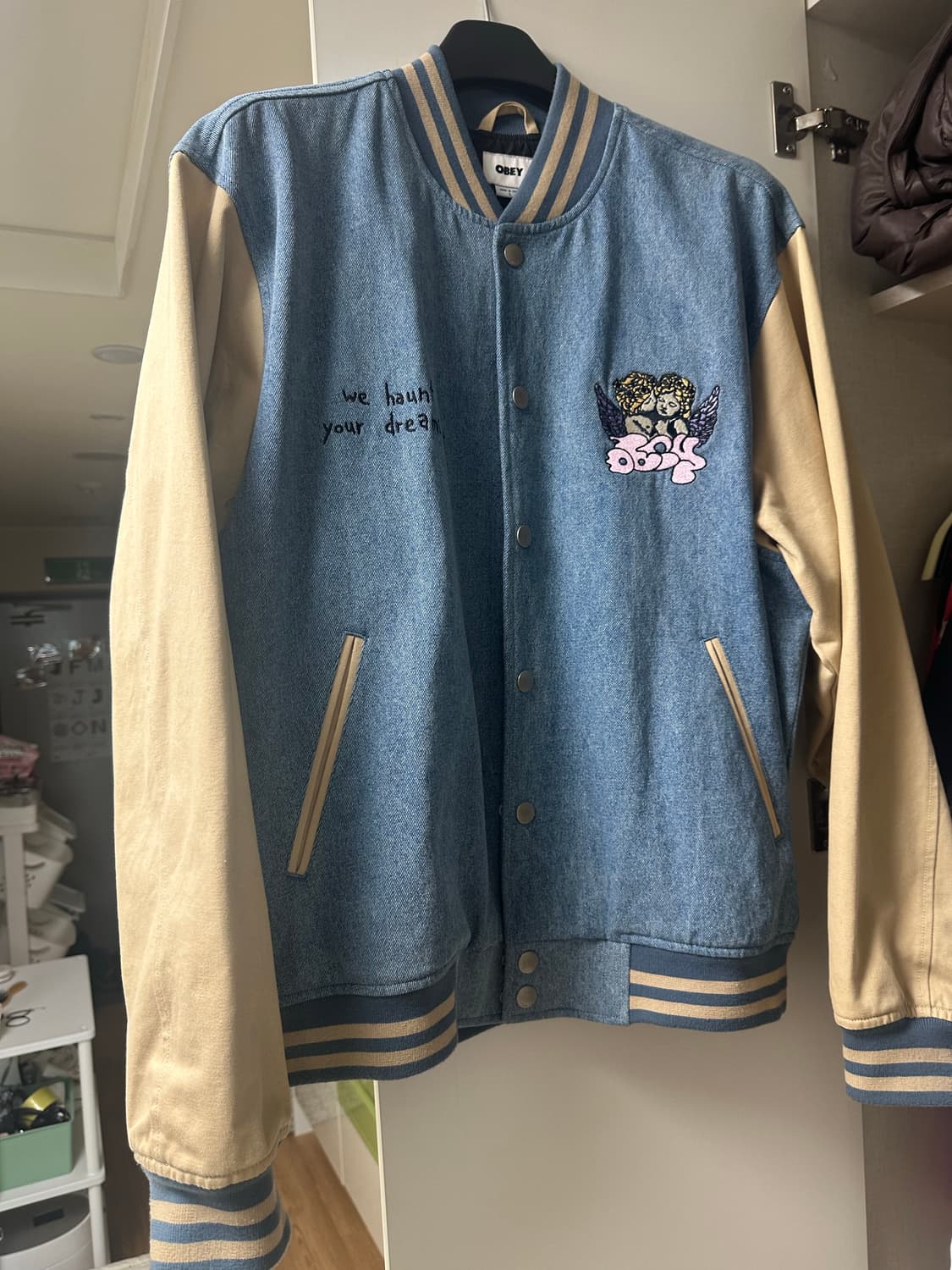 오베이 바시티 자켓 상품이미지1