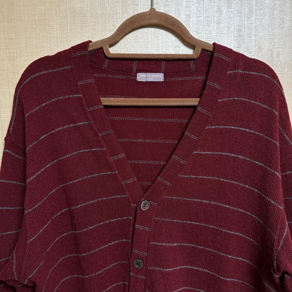 90s 빈티지 꼼데가르송 옴므 가디건 상품이미지2