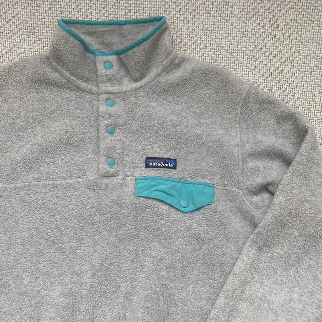 파타고니아 신칠라 풀오버 오트밀/민트 우먼 S 상품이미지2