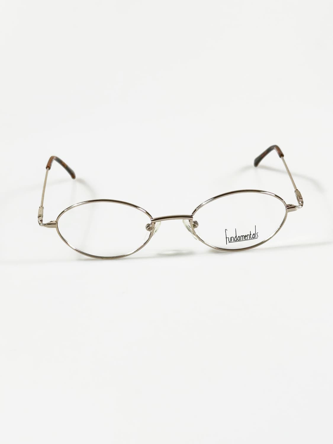 Fundamentals 골드 슬림 오벌 메탈 프레임 빈티지 안경 상품이미지1
