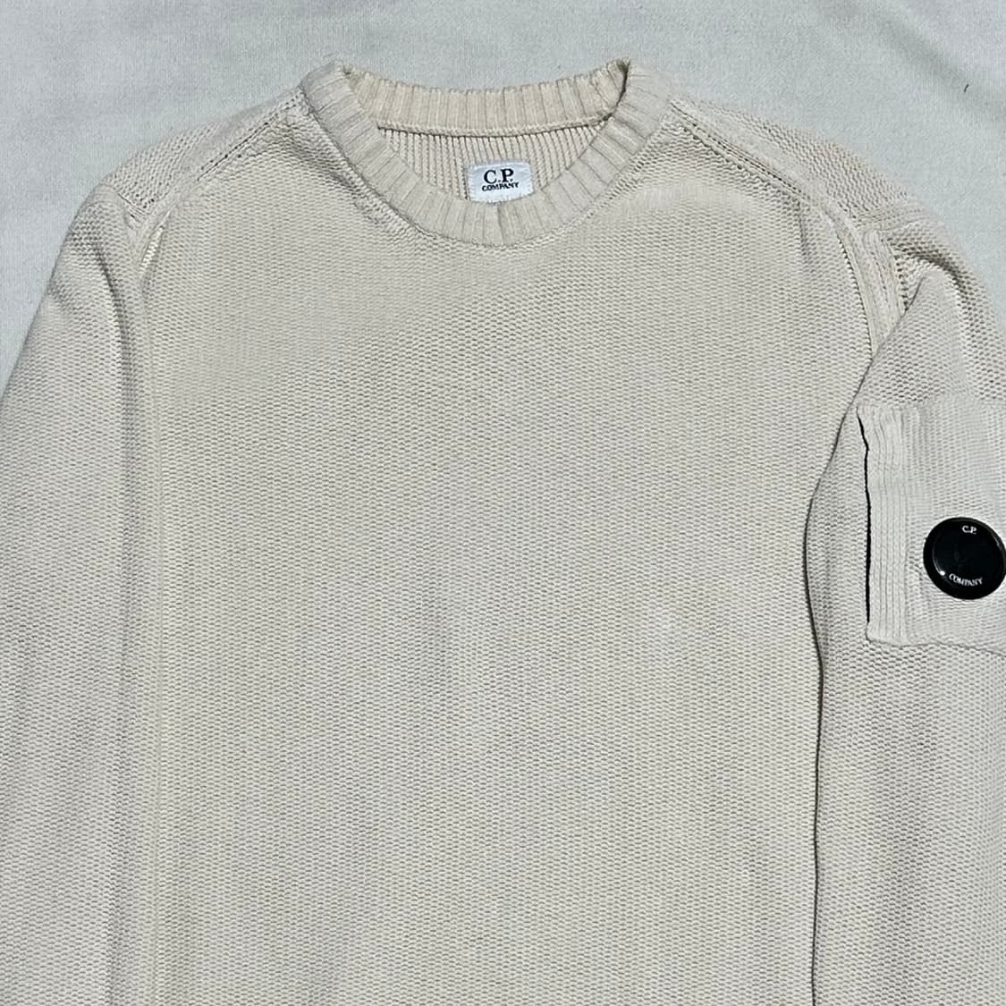 52 C.P.컴퍼니 화이트 코튼 니트 상품이미지1