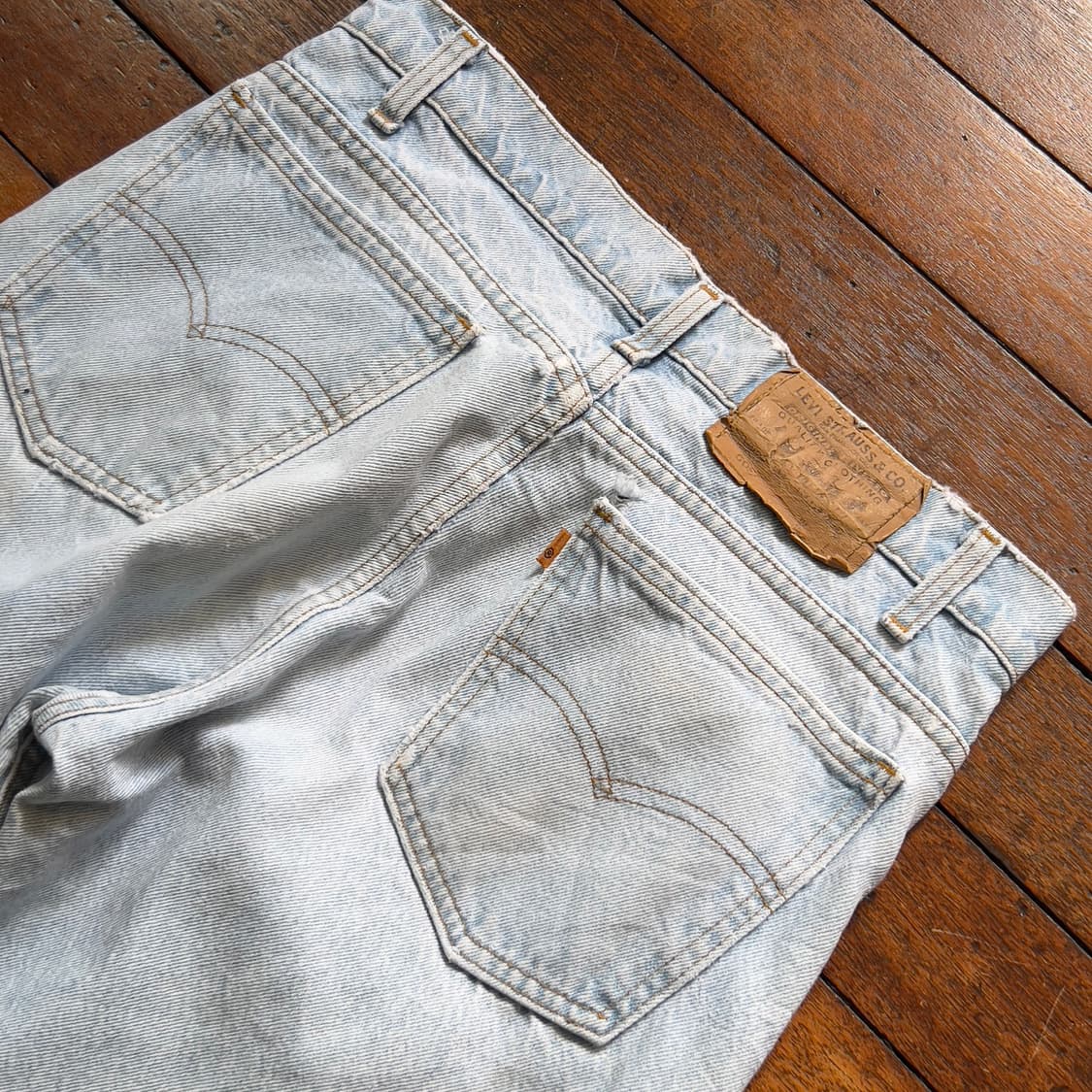 90’s 리바이스 505 오렌지탭 데님팬츠 USA 상품이미지6