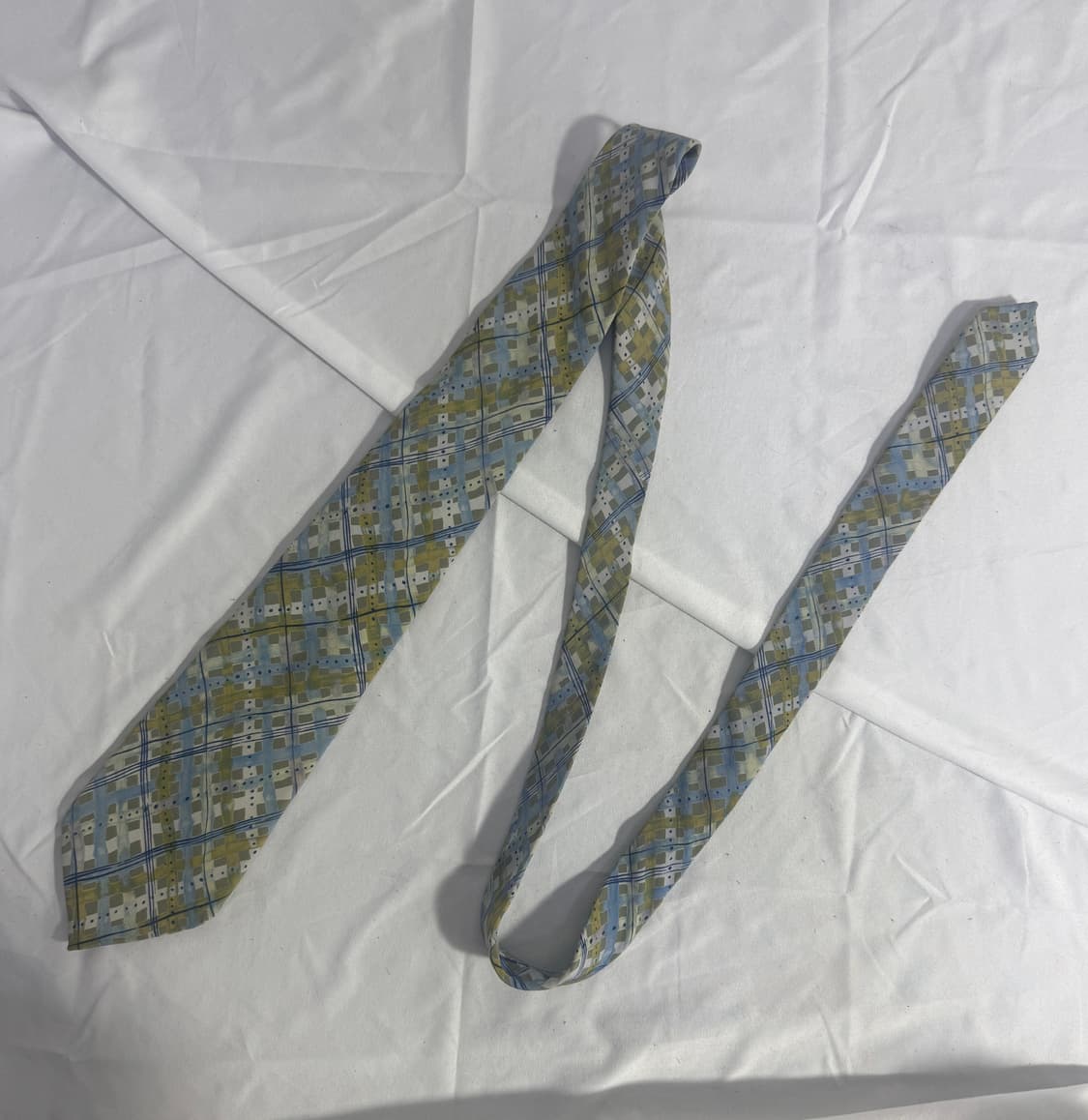 이세이미야케 디자인 스튜디오 아트 실크 넥타이 상품이미지2