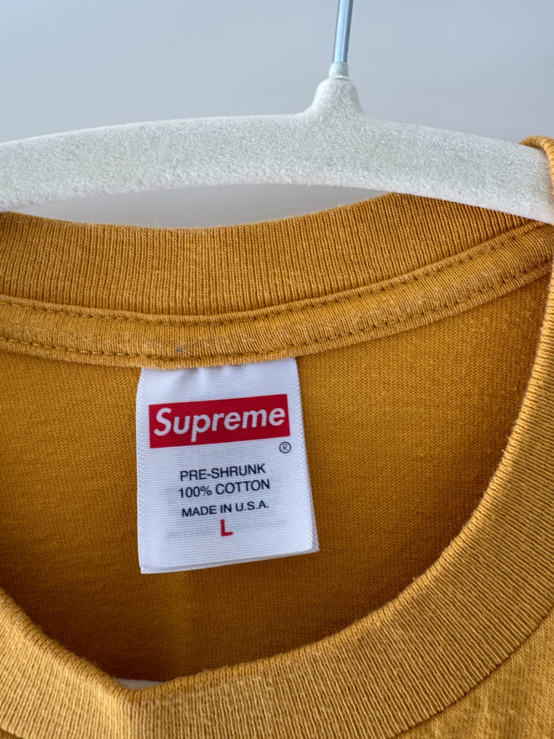 18FW 슈프림 리퀴드 티셔츠 머스타드 (Supreme Liquid Te 상품이미지3