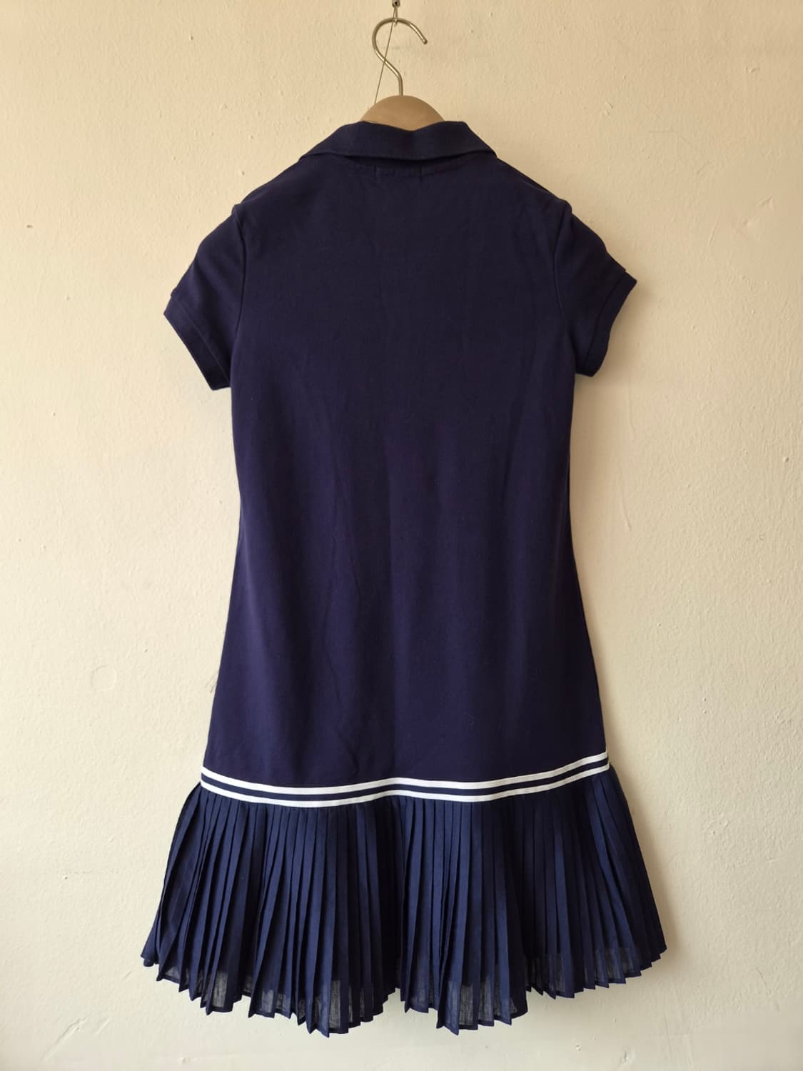 폴로랄프로렌 키즈 플리츠코튼반팔원피스 M사이즈 상품이미지3