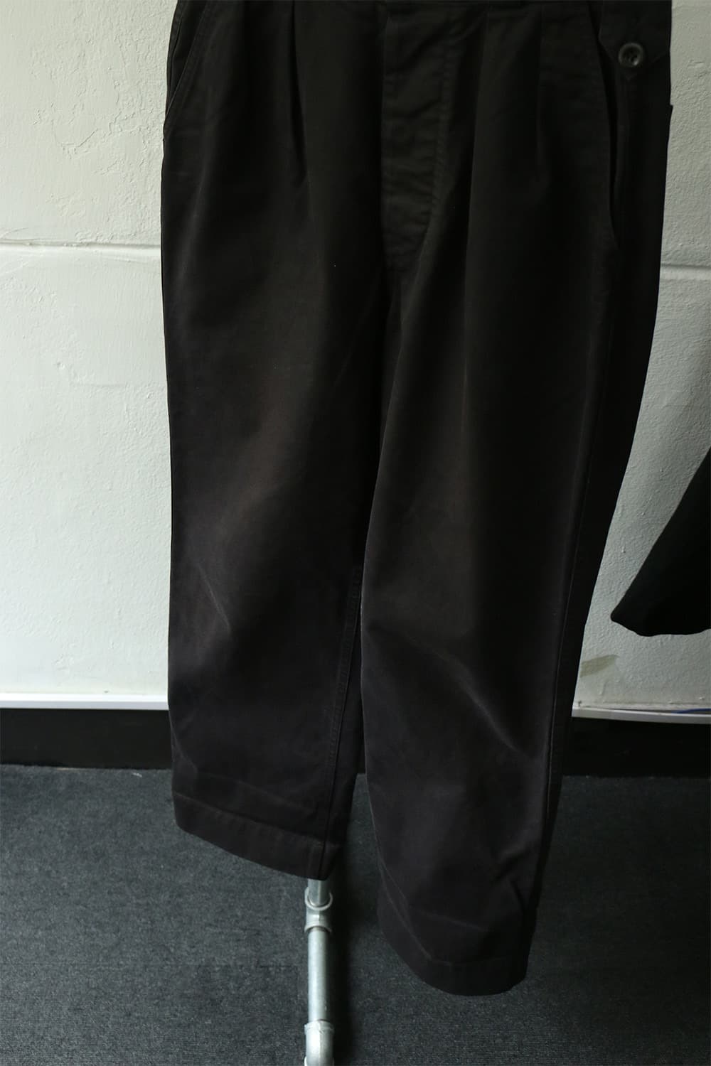 MHL 블랙 코튼 핀턱 트라우저 상품이미지10