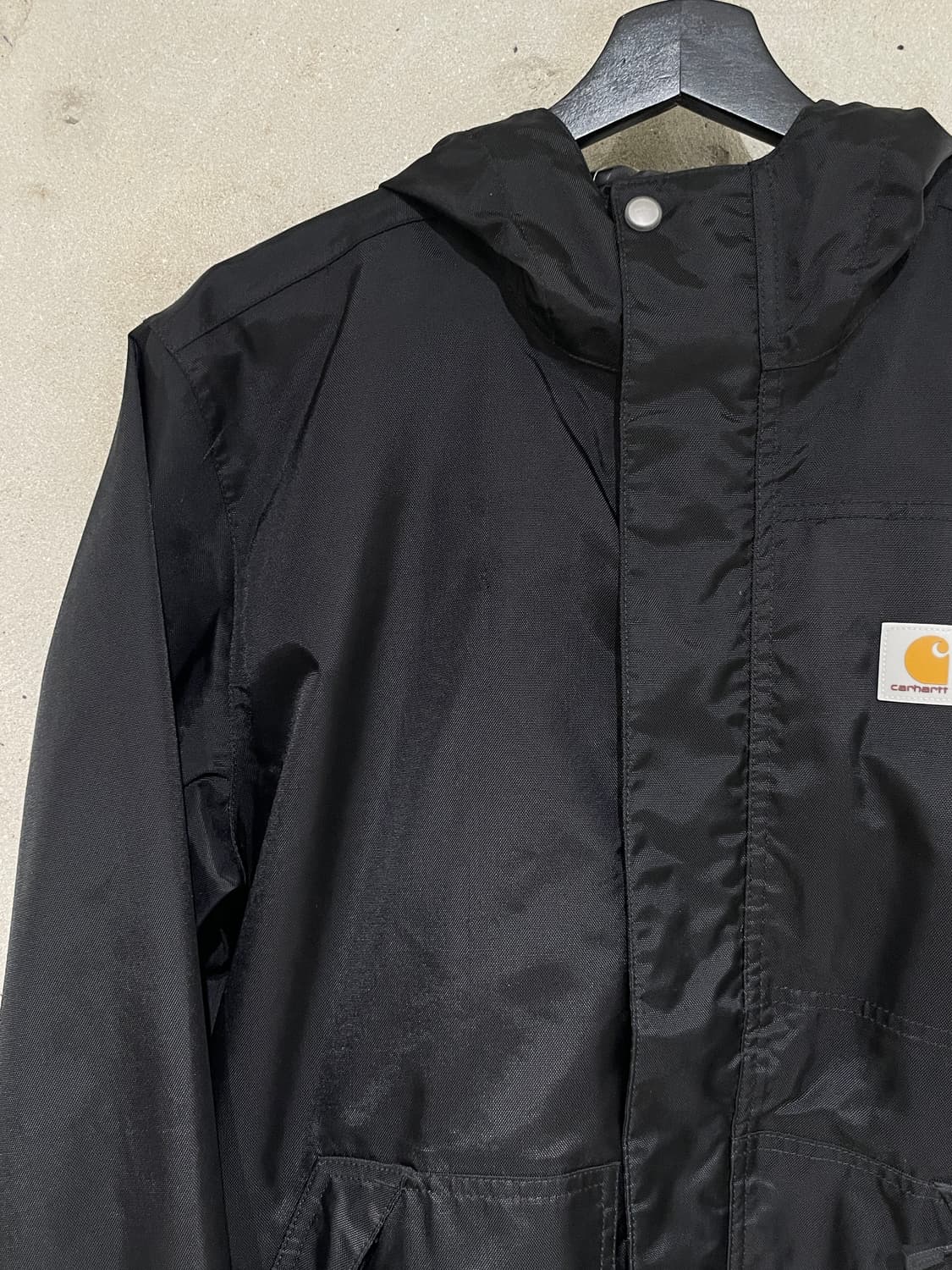 칼하트 블랙 벨크로 나일론 자켓 상품이미지2