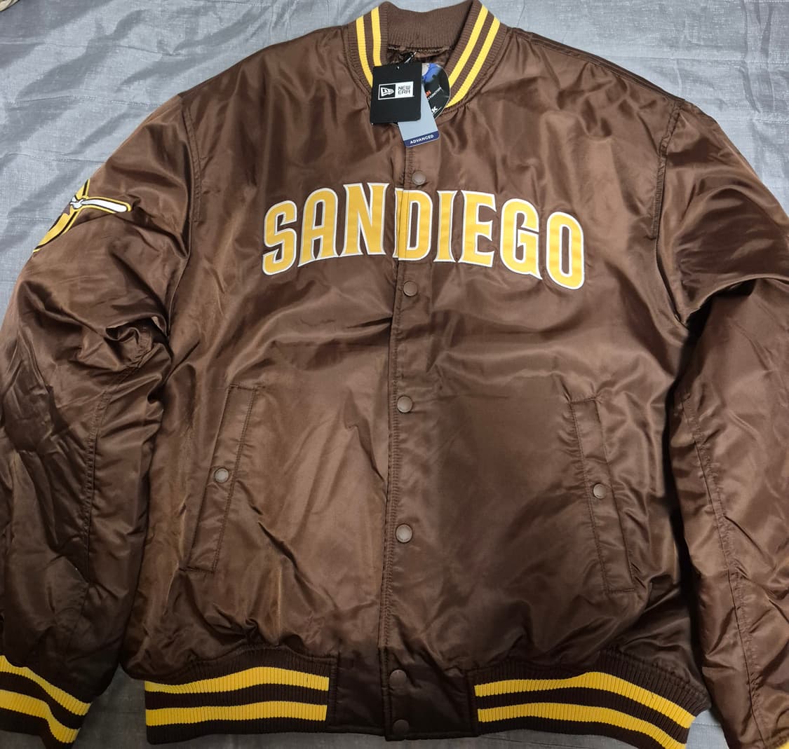(새상품) 뉴에라 샌디에이고 파드리스 바시티 자켓 xl 상품이미지1
