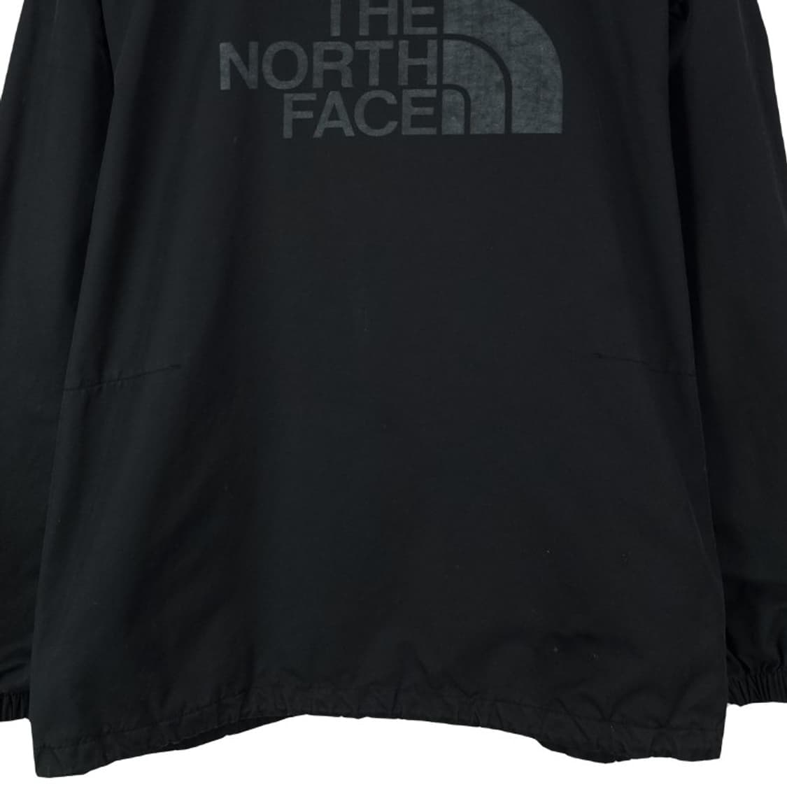 [노스페이스] 빅로고 오버핏 바람막이 웜업 블랙 M18031 상품이미지5