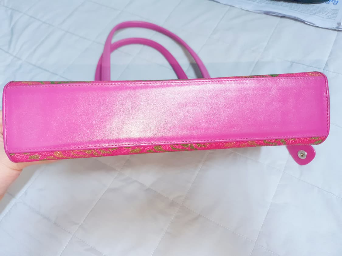 로타(Rota) 가오리가죽 AUGUST 핑크 탑핸들 토트백 상품이미지6