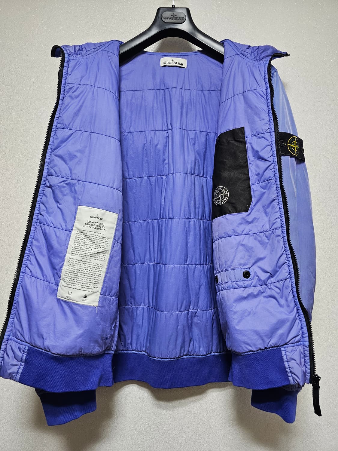 스톤아일랜드 크링클랩스 프리마로프트 후드 자켓 상품이미지5