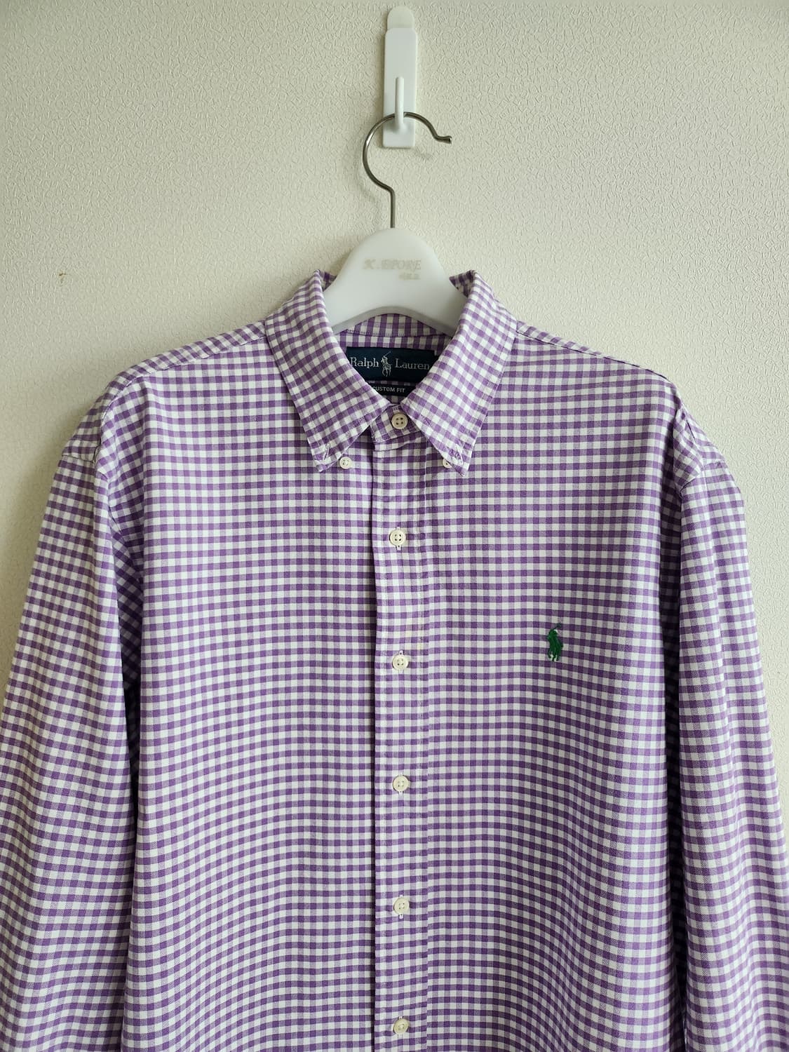 폴로랄프로렌 깅엄체크셔츠 (L 상품이미지1