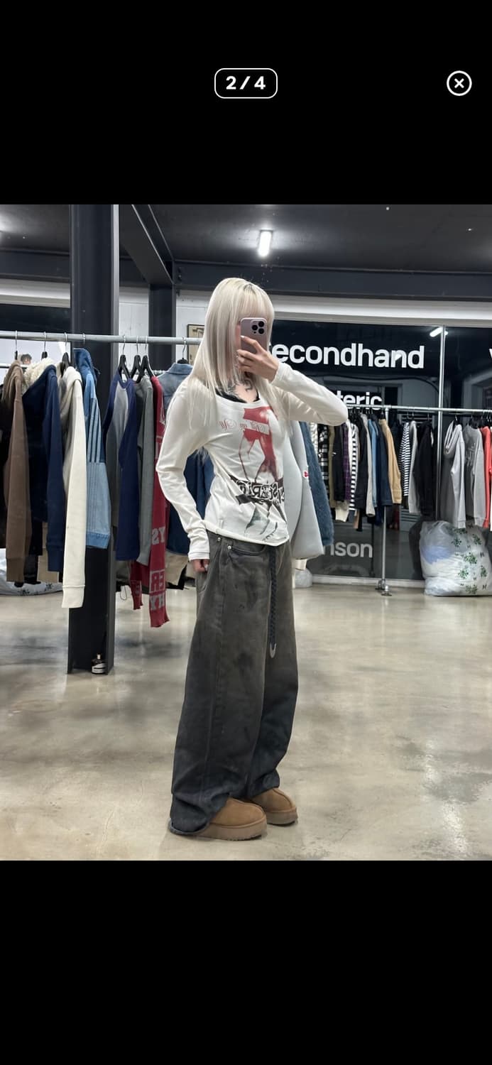 히스테릭글래머 슬리브 판매합니다! 마지막 착샷 확인 해주세요! 상품이미지5