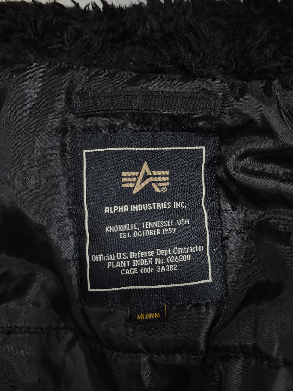 알파인더스트리 블랙 후드 야상 점퍼 자켓 남성 95~100사이즈 상품이미지7