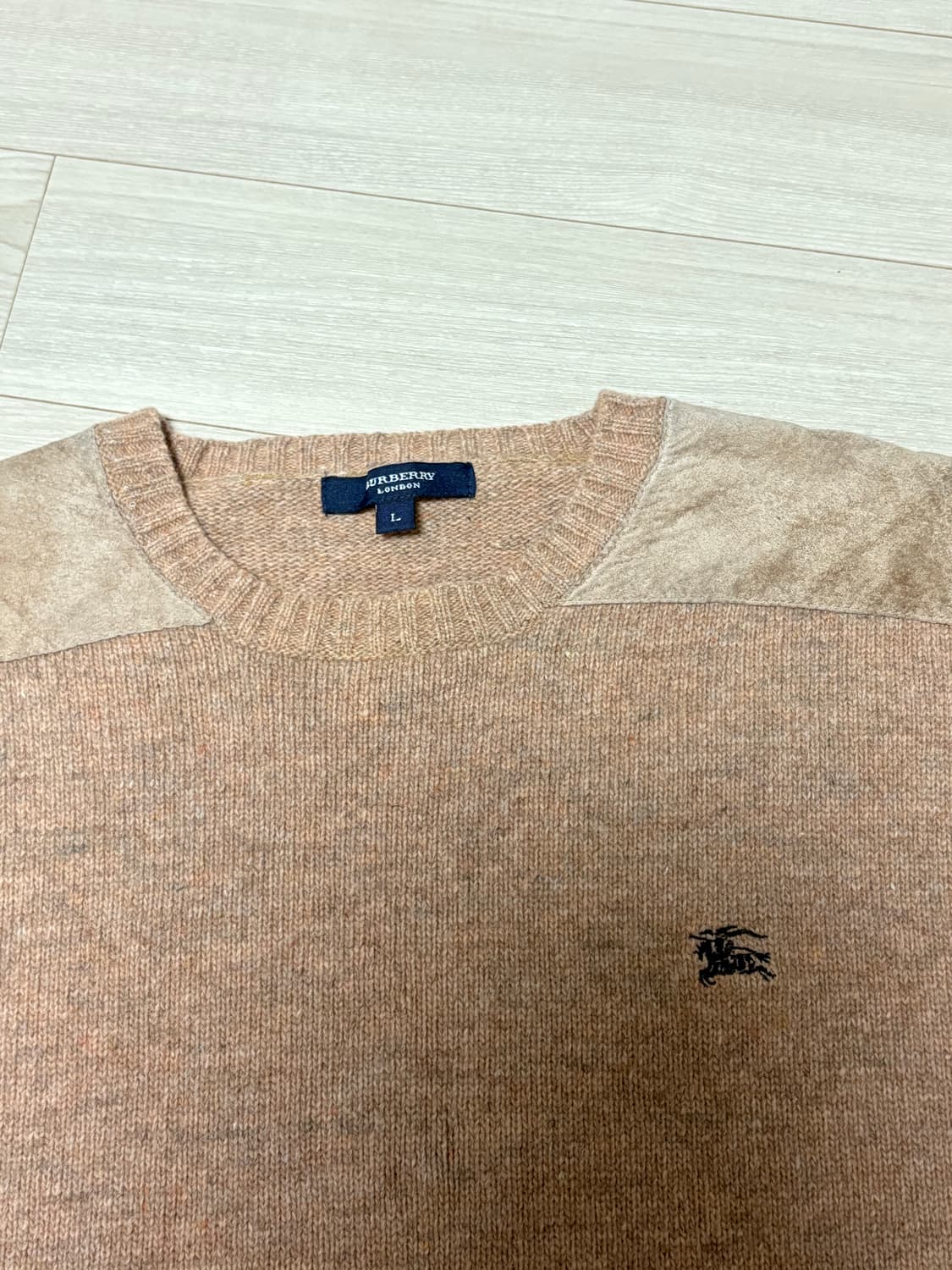 버버리 브라운 패치 니트, 스웨터 상품이미지3