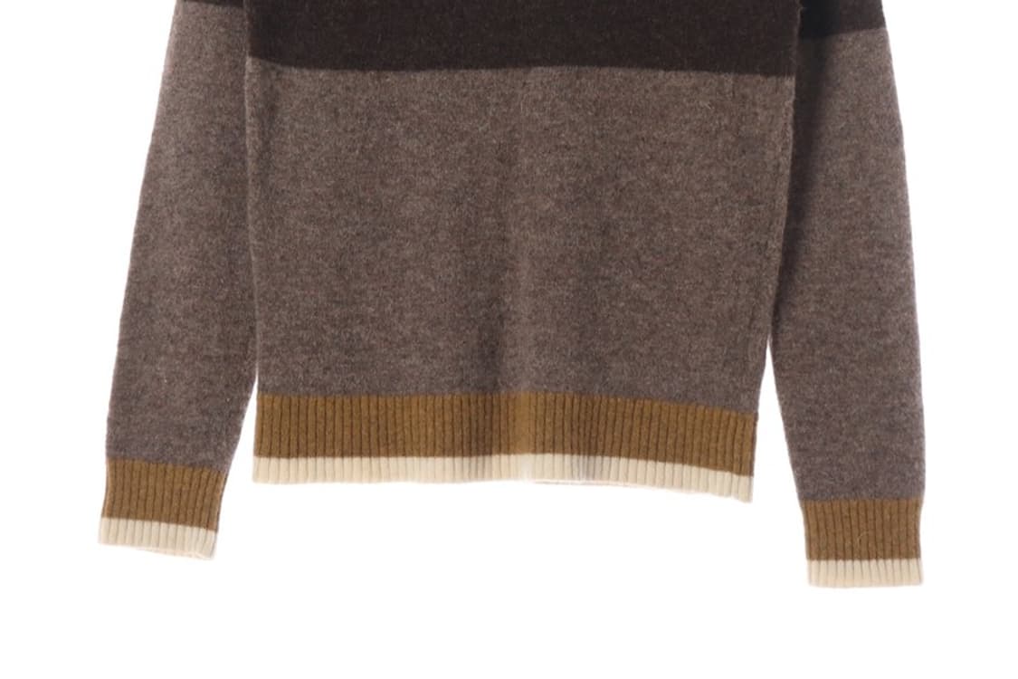 타미힐피거 3단 컬러블록 라운드 울 니트 M 상품이미지4