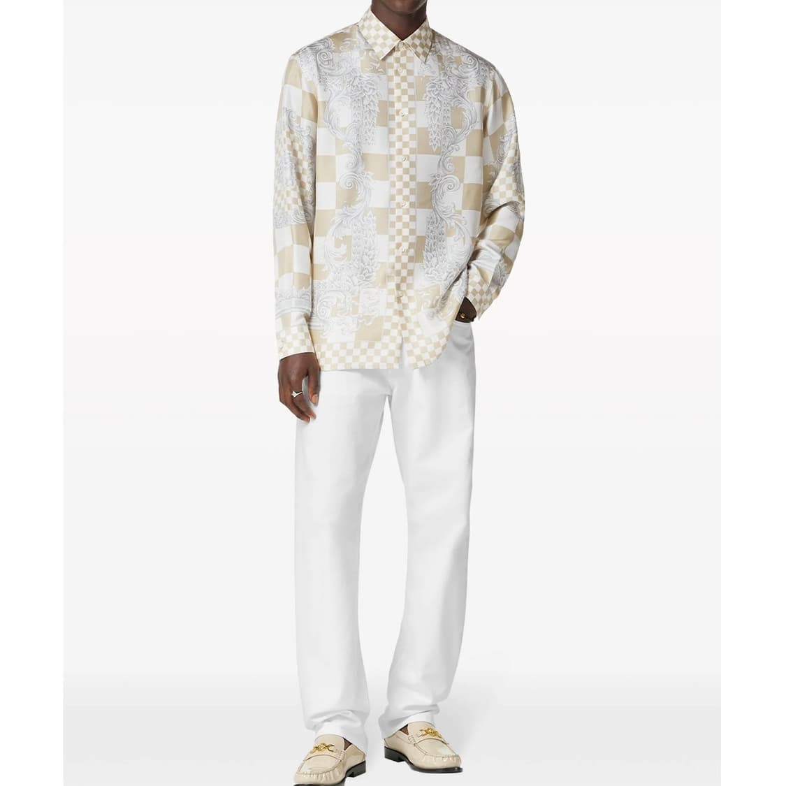 VERSACE 베르사체 실크셔츠 새상품 상품이미지5