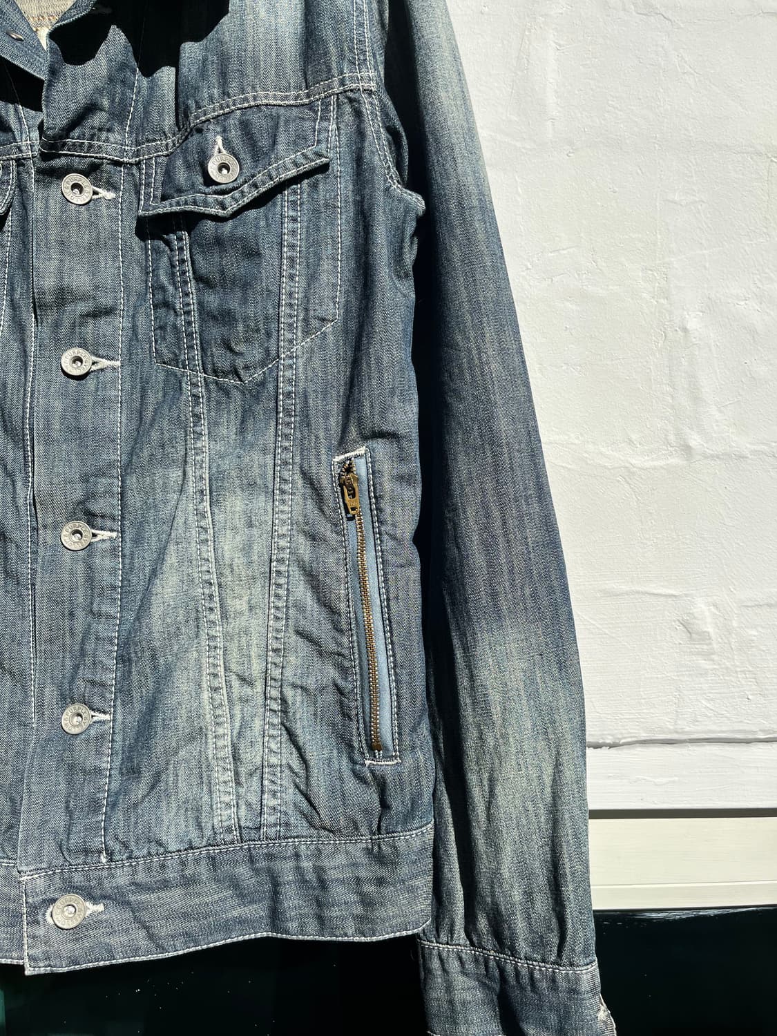 Purple&Yellow 데님 라이트 자켓 M 상품이미지4