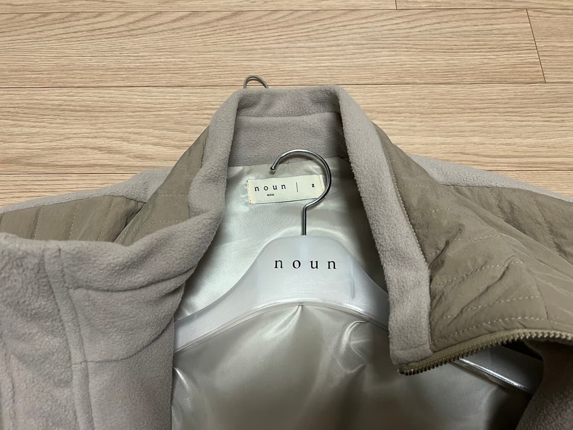 Noun wide silhouette fleece (beige) 2사이즈 상품이미지2