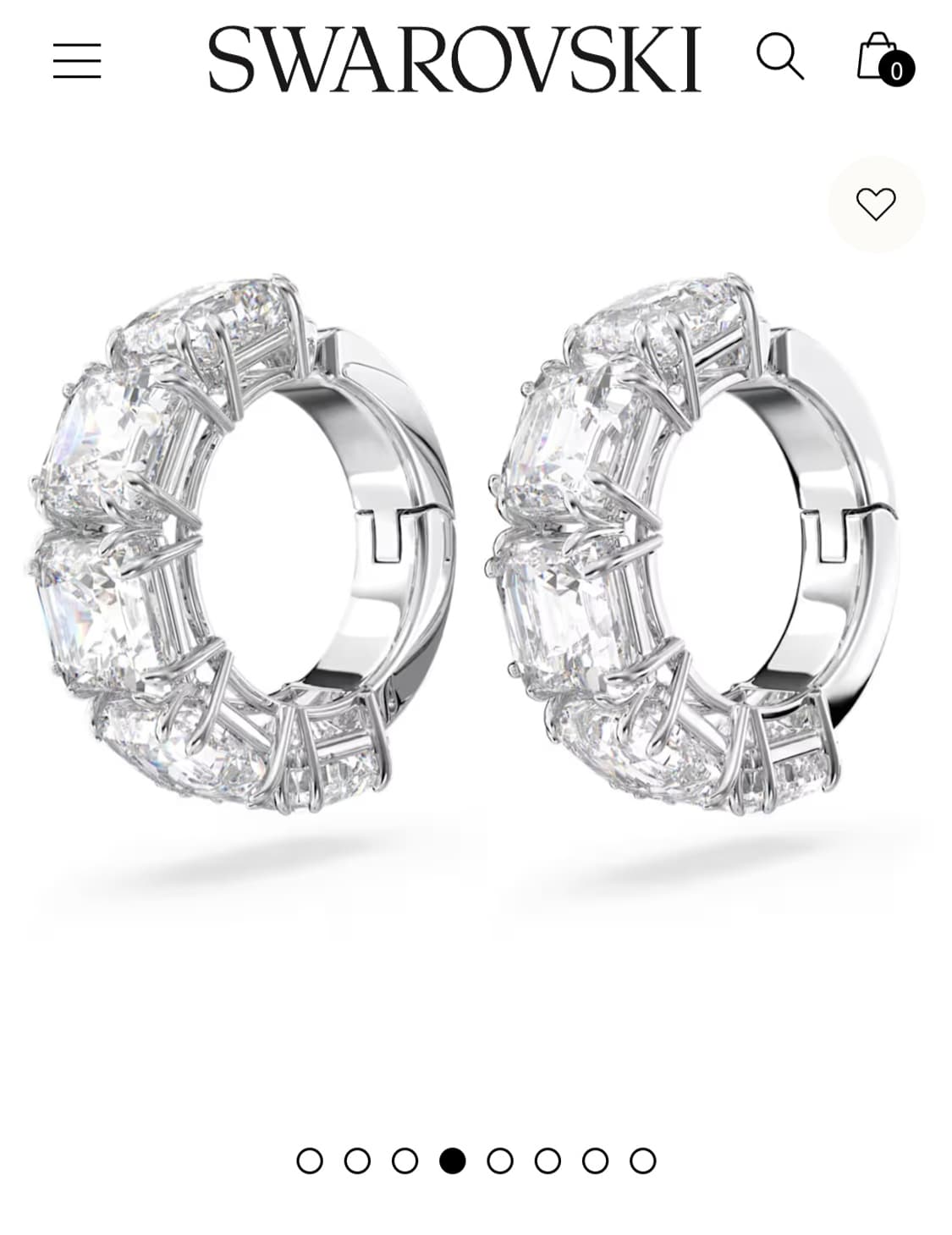 새제품)스와로브스키 매트릭스 클립형(이어커프)귀걸이 정품 상품이미지3