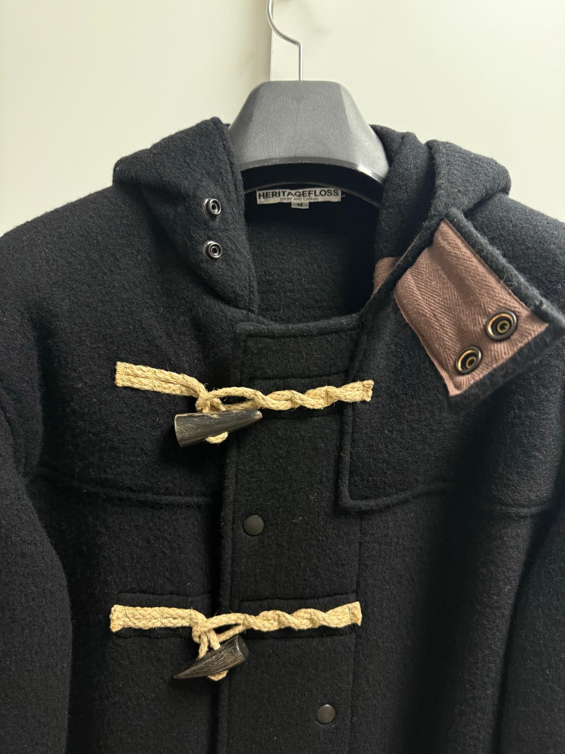 헤리티지플로스 울 더플코트 M 상품이미지3