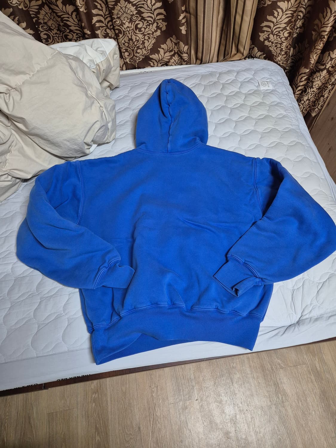 [L] 이지 갭 후드 블루 파랑색 yzy 칸예 상품이미지5