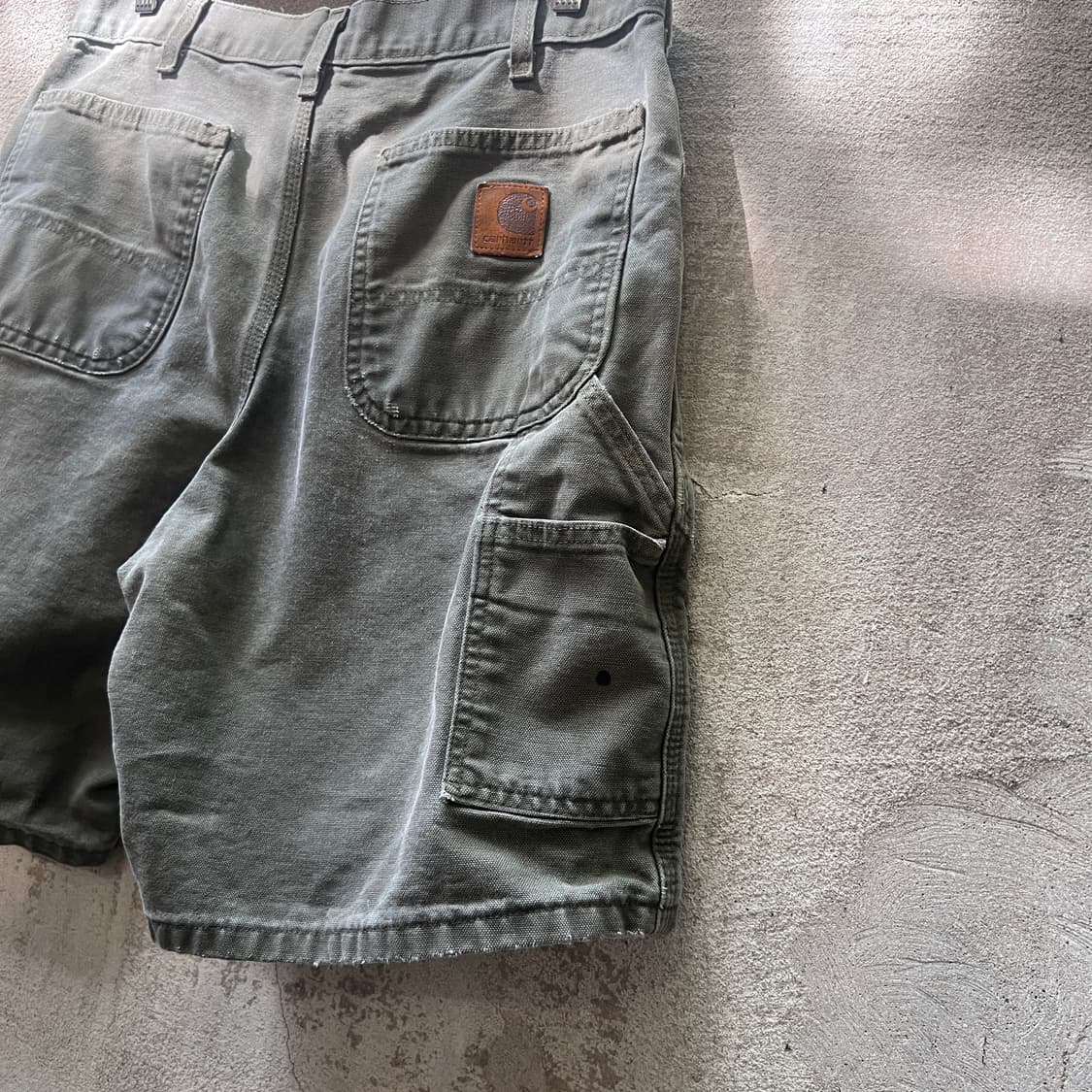 00‘s 칼하트 B25 덕 카펜터 숏 모스그린 상품이미지5