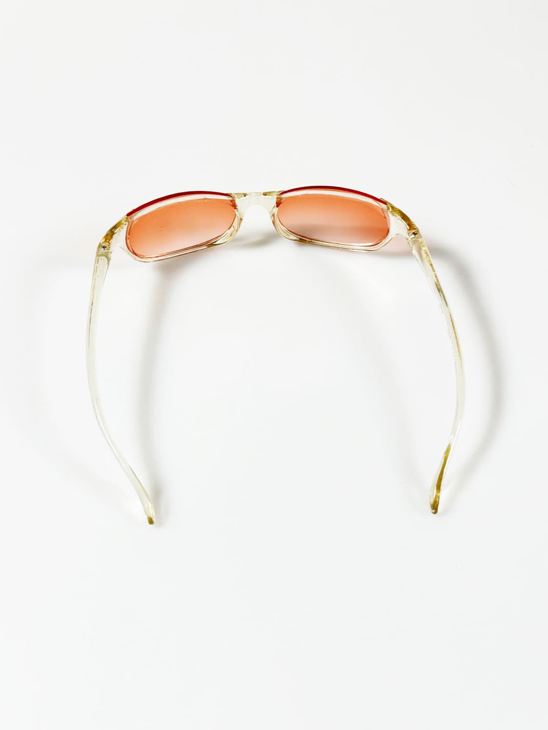 90s OXYGEN 투명 볼드 스퀘어 프레임 틴트 빈티지 선글라스 상품이미지5