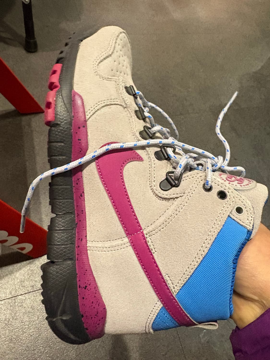 [250]나이키 x 스투시 덩크 하이 OMS 울프 그레이 상품이미지5