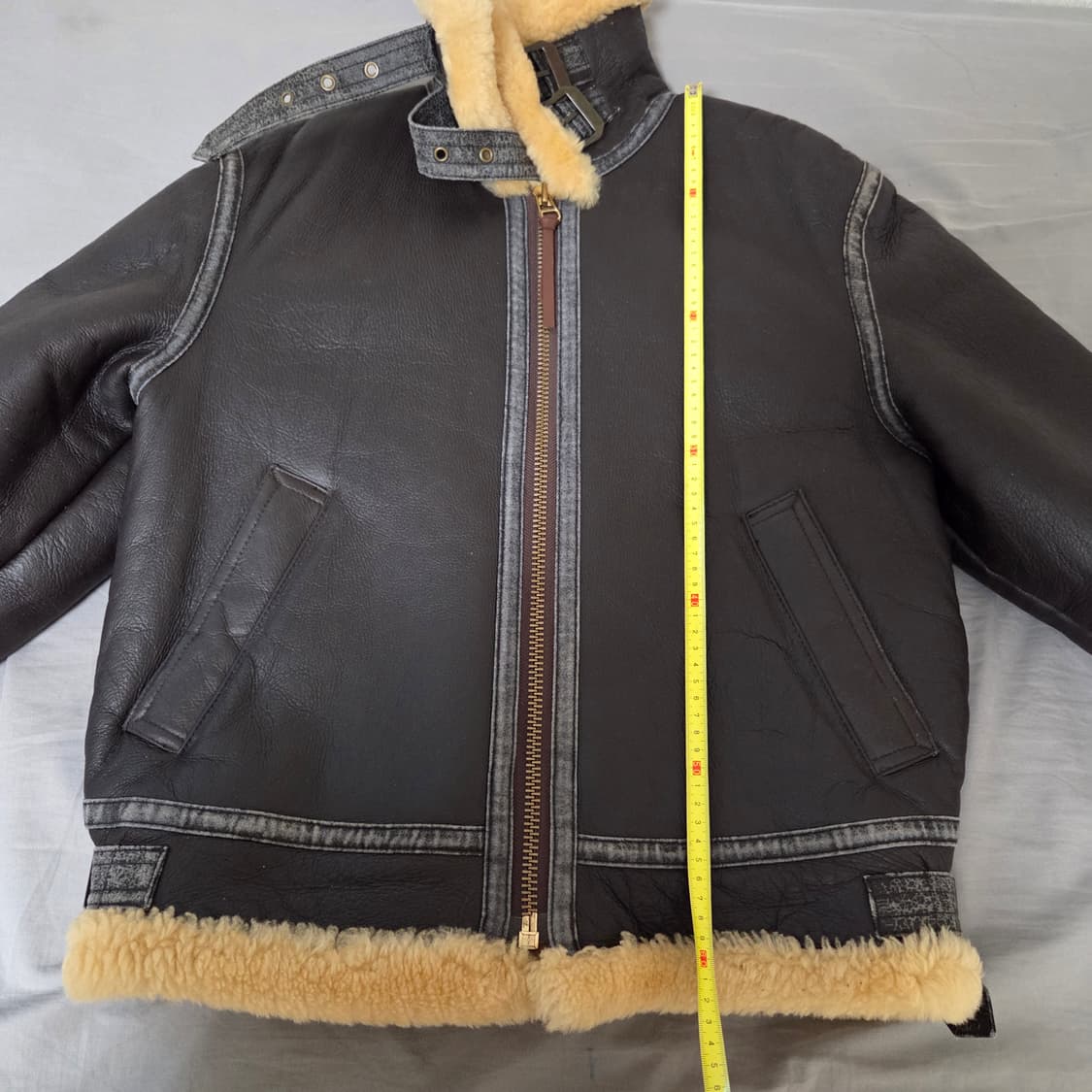 B-3 남자 무스탕 100-105 상품이미지3