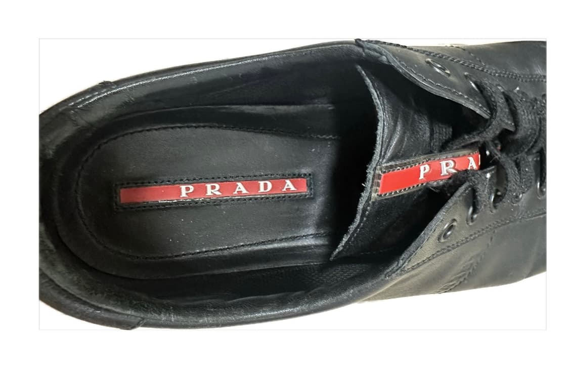 2000s 프라다스포츠 레더 스니커즈 상품이미지3