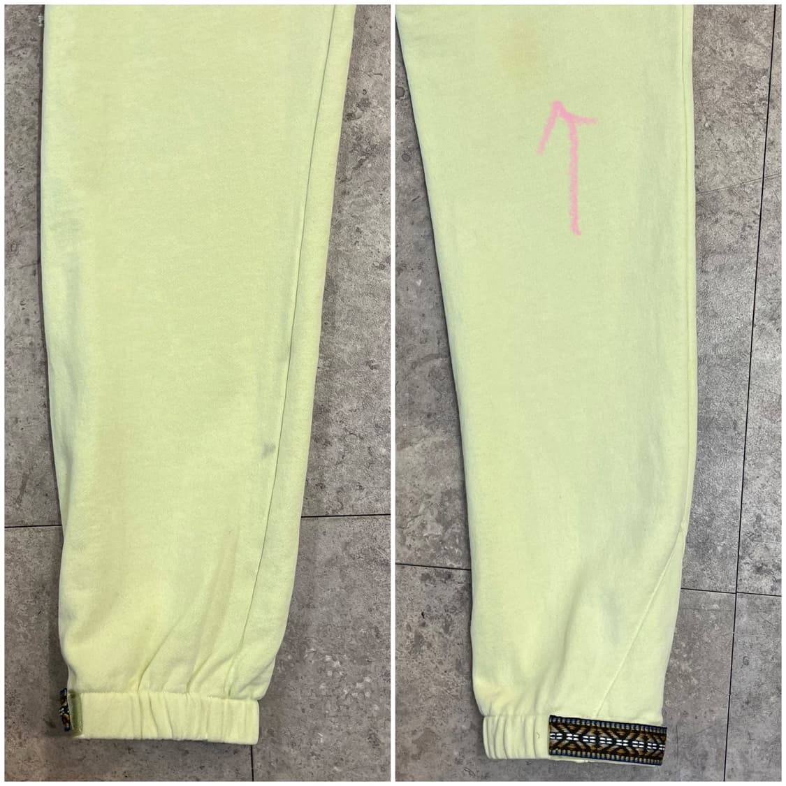 스투시 밴딩 조거 팬츠 라임 XS #csz2967 상품이미지9