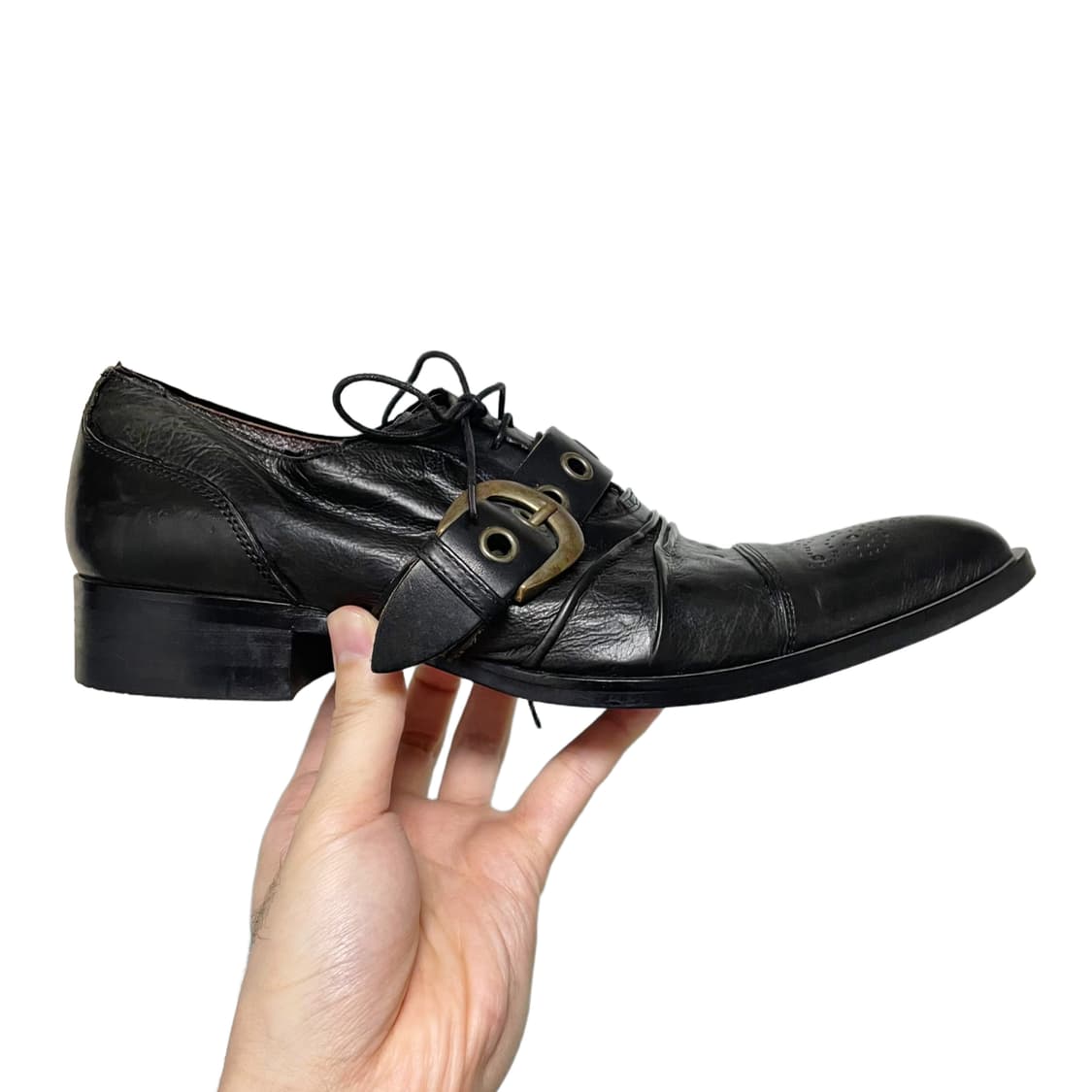 알프레도 바니스터 주름가공 버클슈즈 상품이미지6