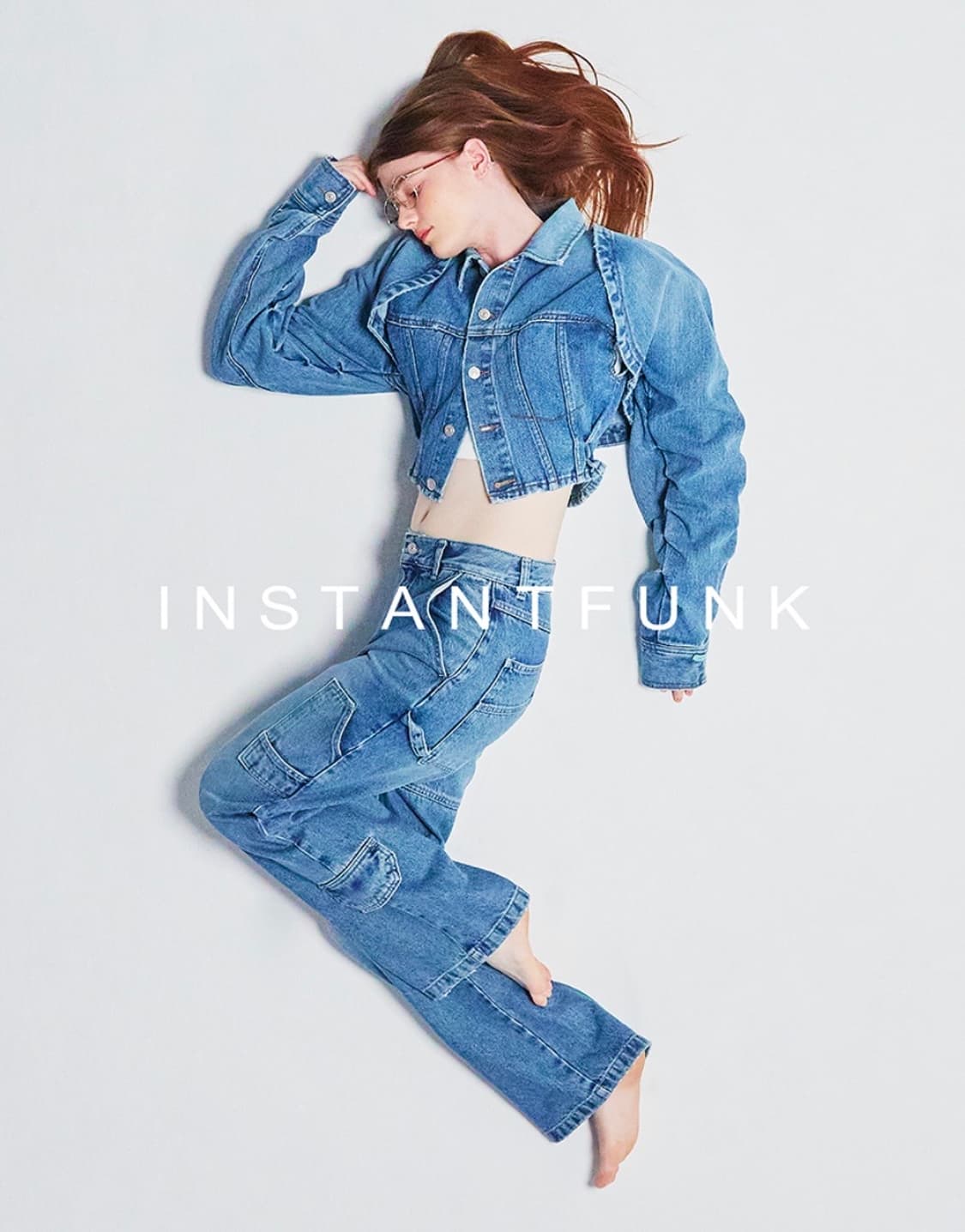 인스턴트펑크 멀티 웨이 데님 자켓 블루 상품이미지1