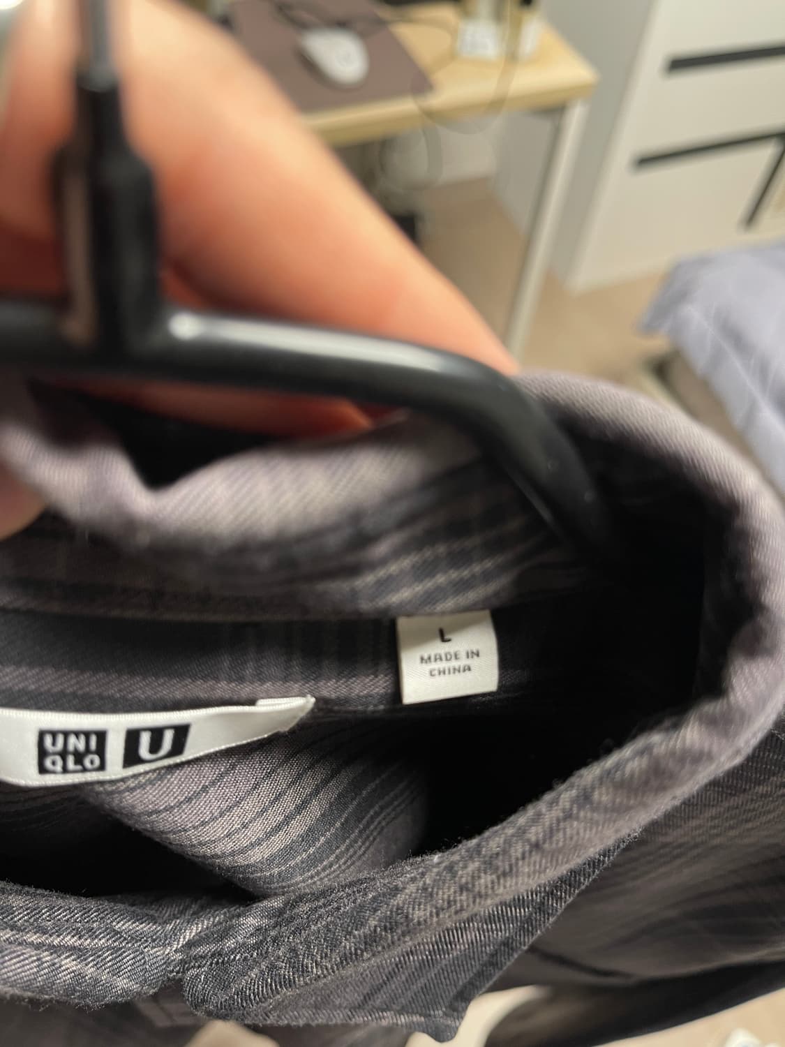 유니클로 u 체크셔츠 상품이미지2