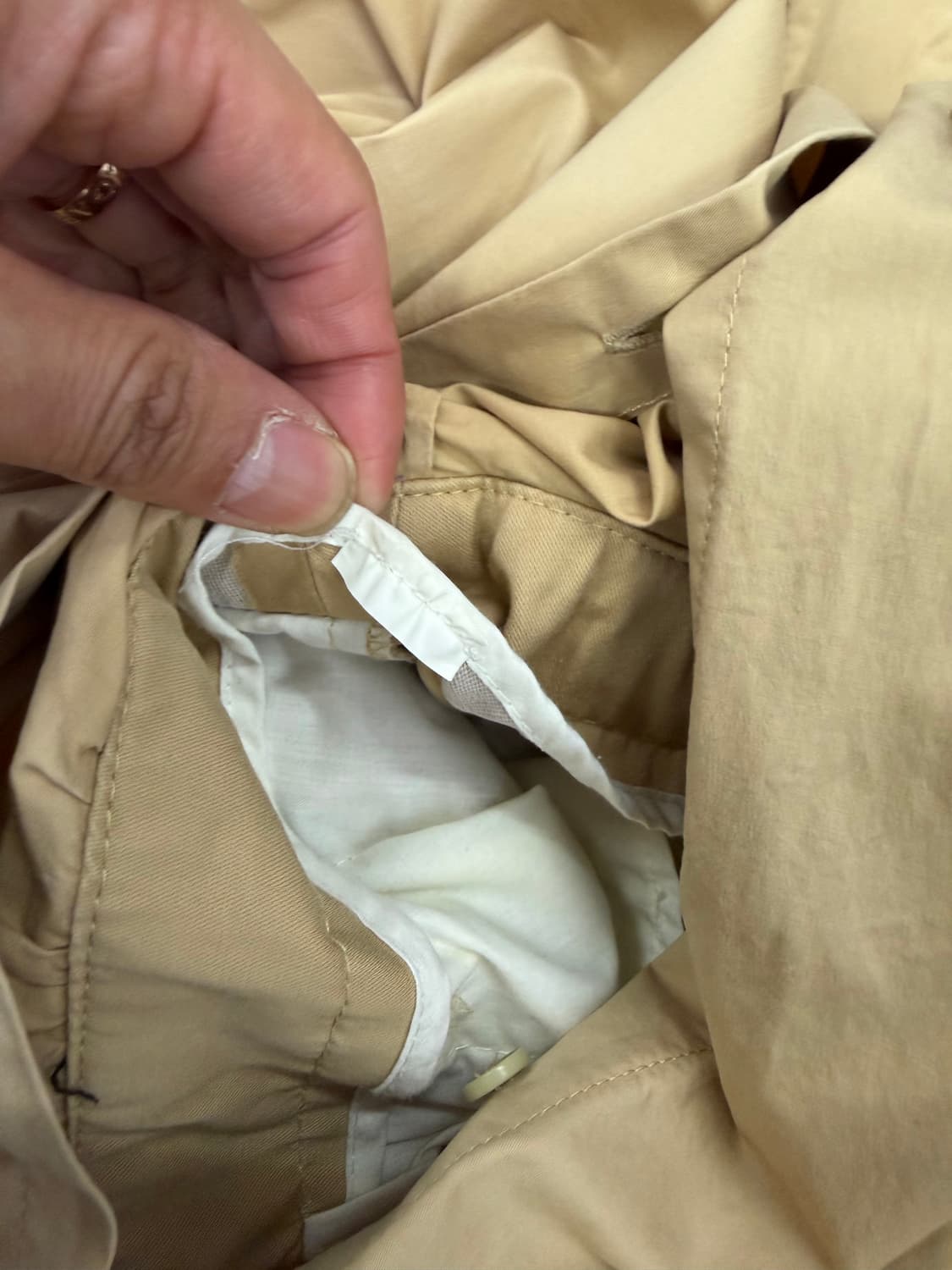 정품) 띠어리 베이지색 점프수트 2(55) 상품이미지7