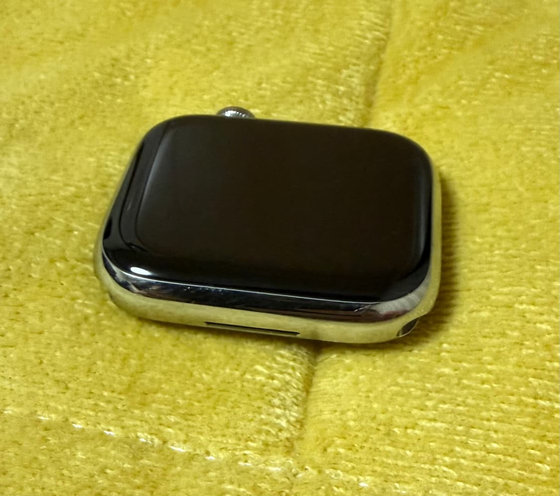 애플워치7 45mm 스테인리스 실버 셀룰러 상품이미지4