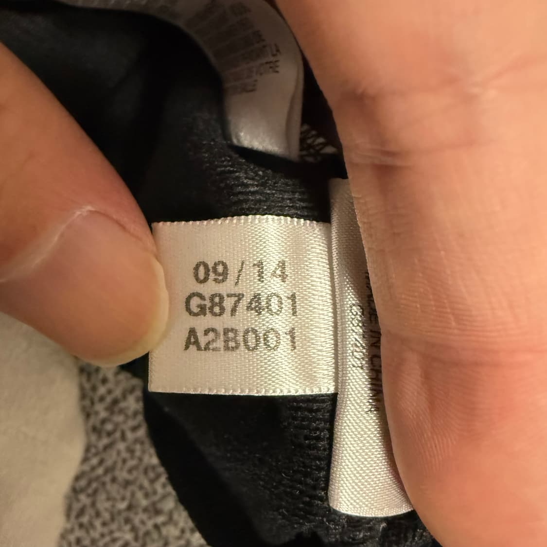 아디다스 파이어버드 백로고 져지 95 블랙 화이트 상품이미지5