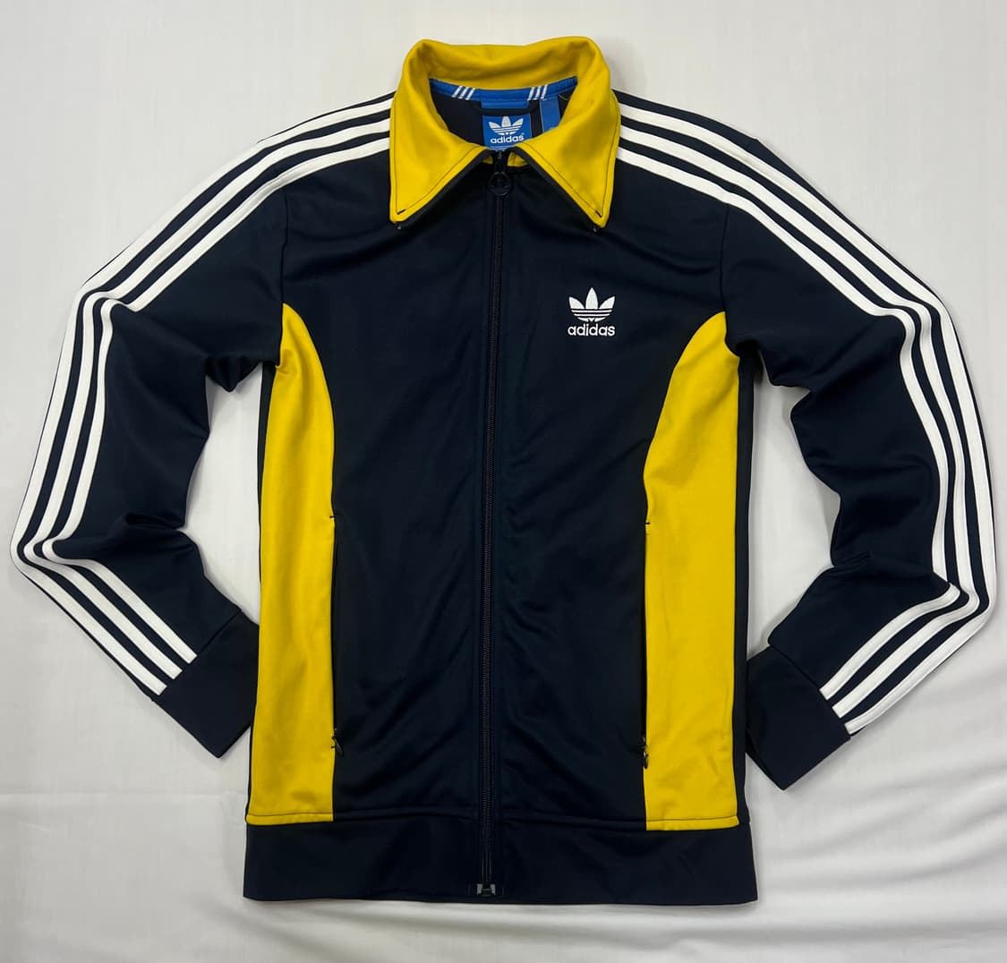 아디다스 옐로우 배색 트랙탑 상품이미지1