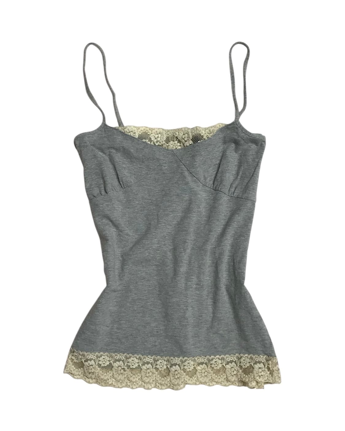 일본 빈티지 레이스 멜란지 슬리브 상품이미지1