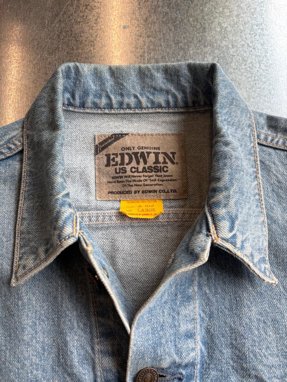 에드윈 데님 트러커 재킷 상품이미지4