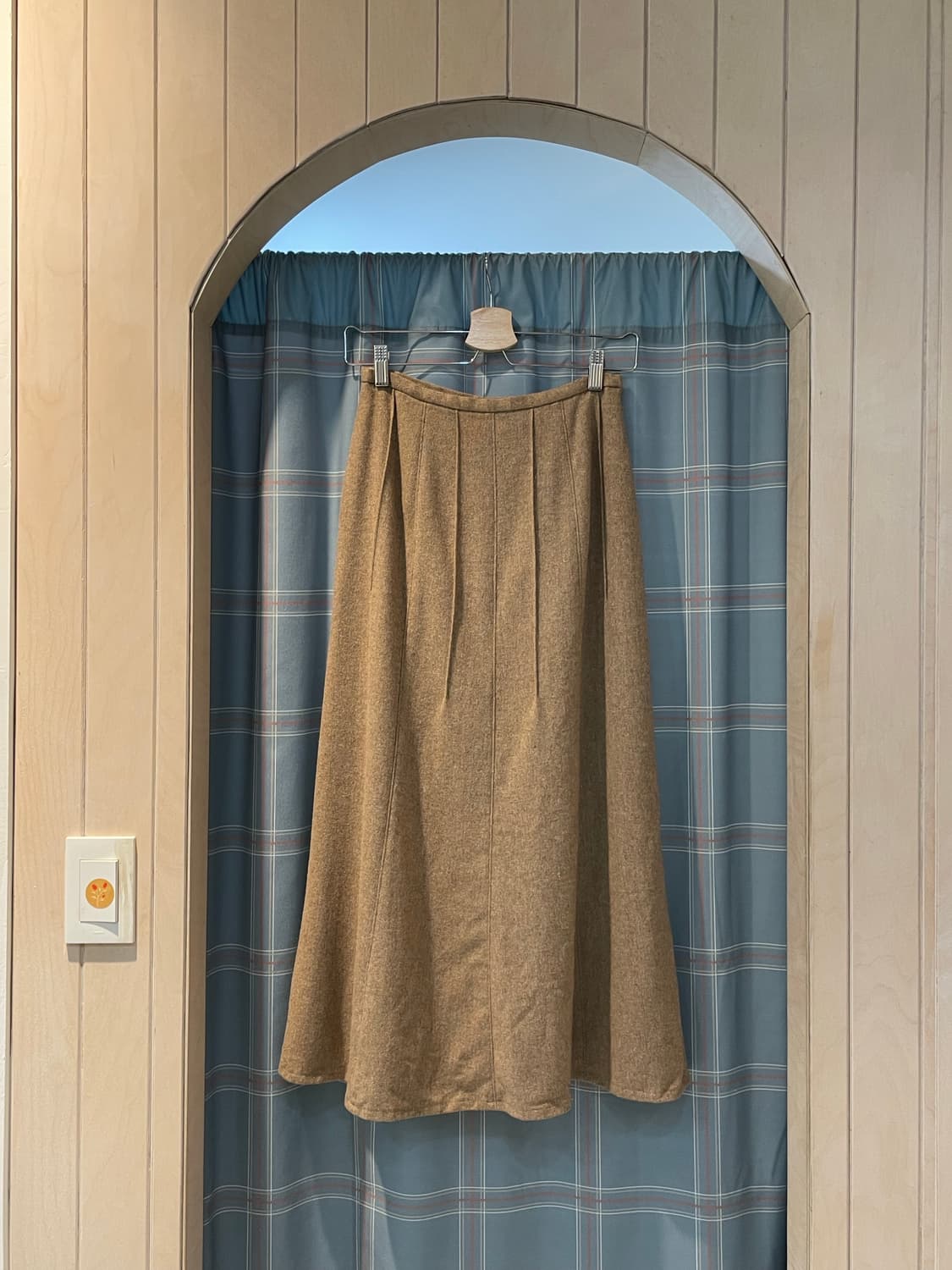 일본빈티지 디테일 롱스커트 상품이미지1