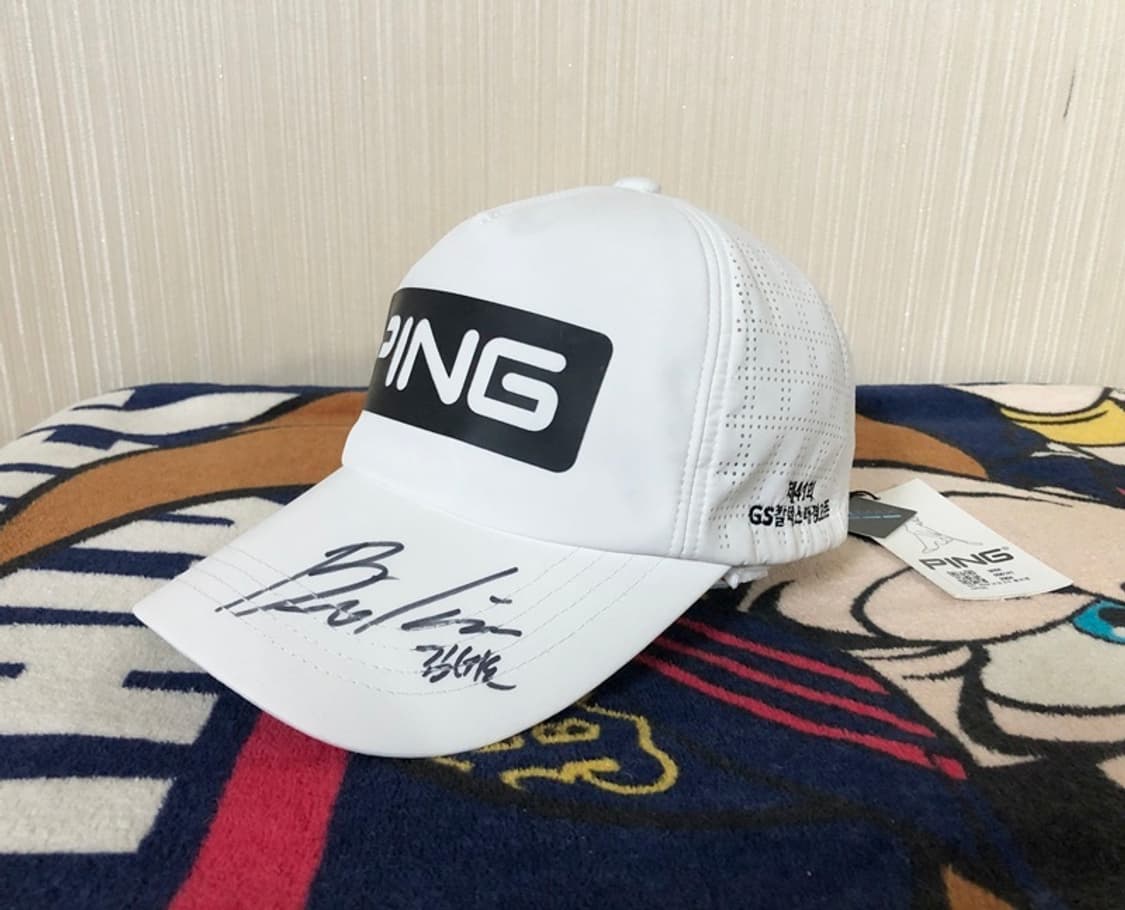 제41회 GS칼텍스 매경오픈 핑(PING)골프 김비오프로 싸인모자 상품이미지2
