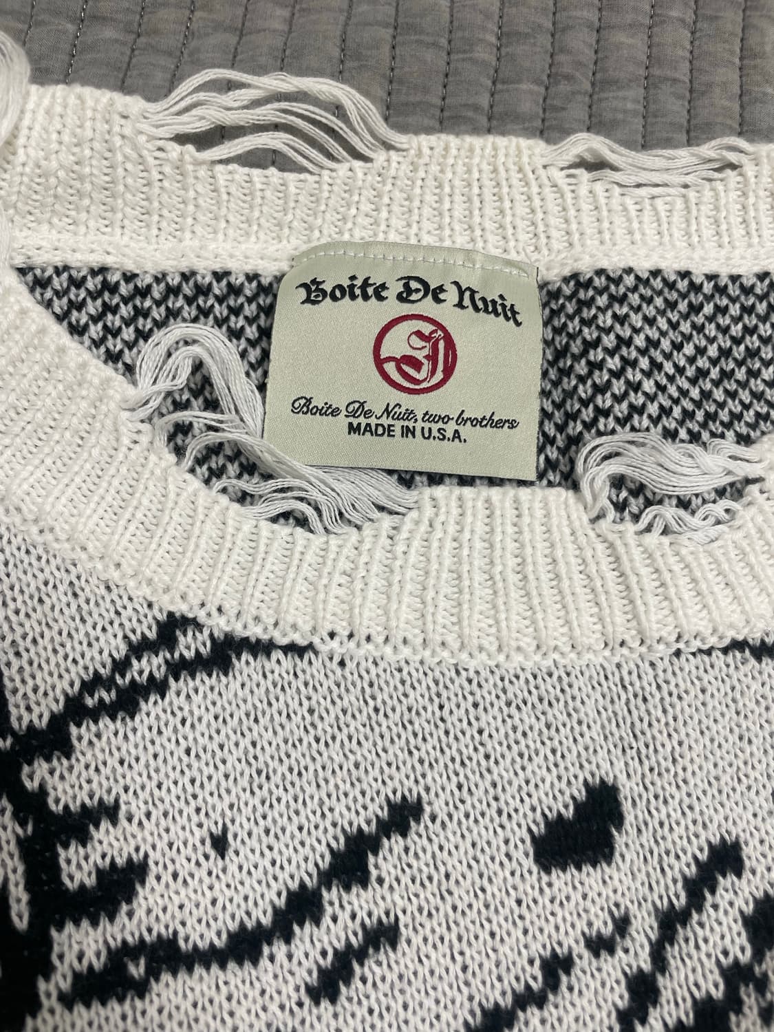 준 이나가와 x 나이트클럽 미스트 니트 / Jun Inagawa x Ni 상품이미지3